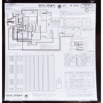 Solo control, Balboa Water Group BP7, 4,0 kW, con Plug-n-Click