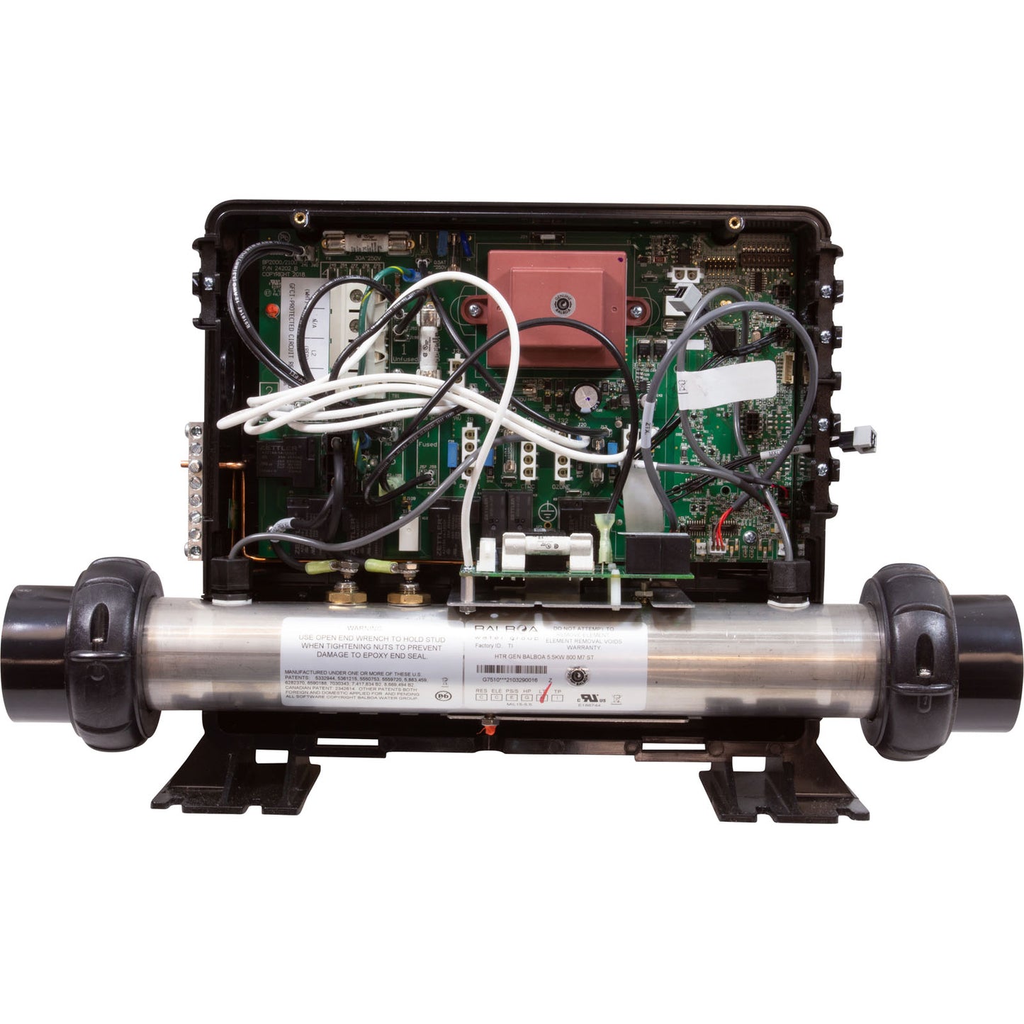 Contrôle uniquement, groupe d'eau Balboa BP7, 5,5 kW, avec Plug-n-Click