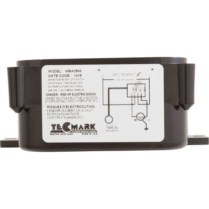 Air Control Box, Tecmark WBA2503, 230v, SPNO, 10 Min. Delay