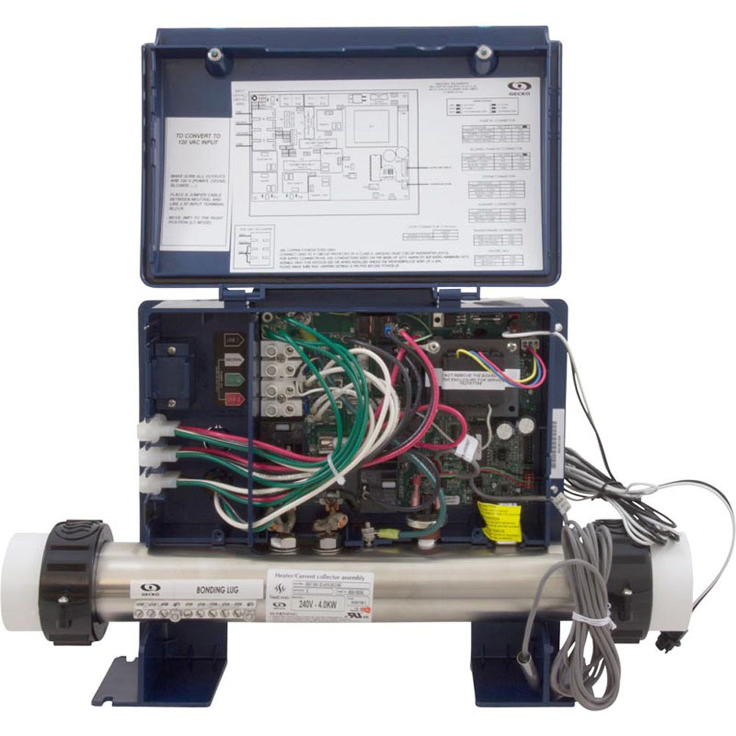 Contrôle, Gecko Classe S, P1, P2, Oz, L, 4,0 kW, 115 V/230 V, AMP