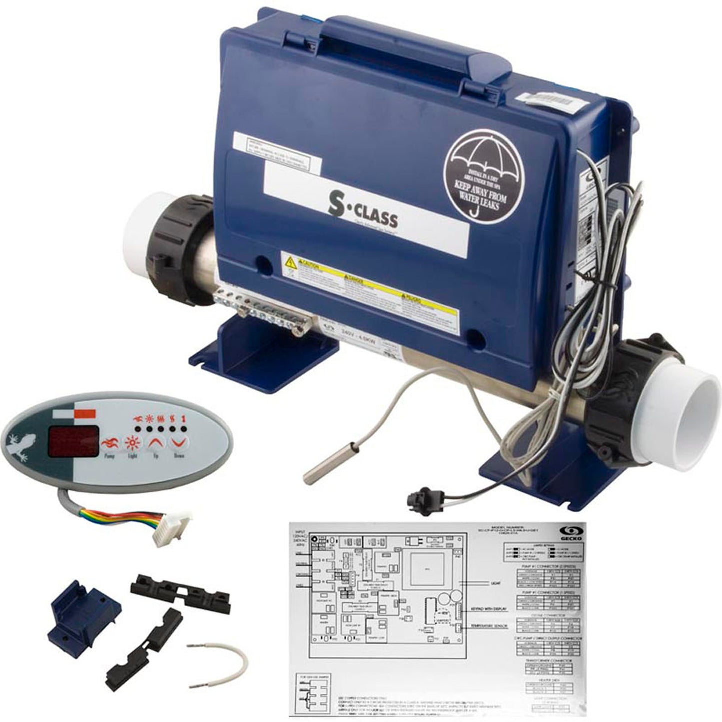 Contrôle, Gecko Classe S, P1, Oz, L, 4,0 kW, 115 V/230 V, TSC-9/K-9