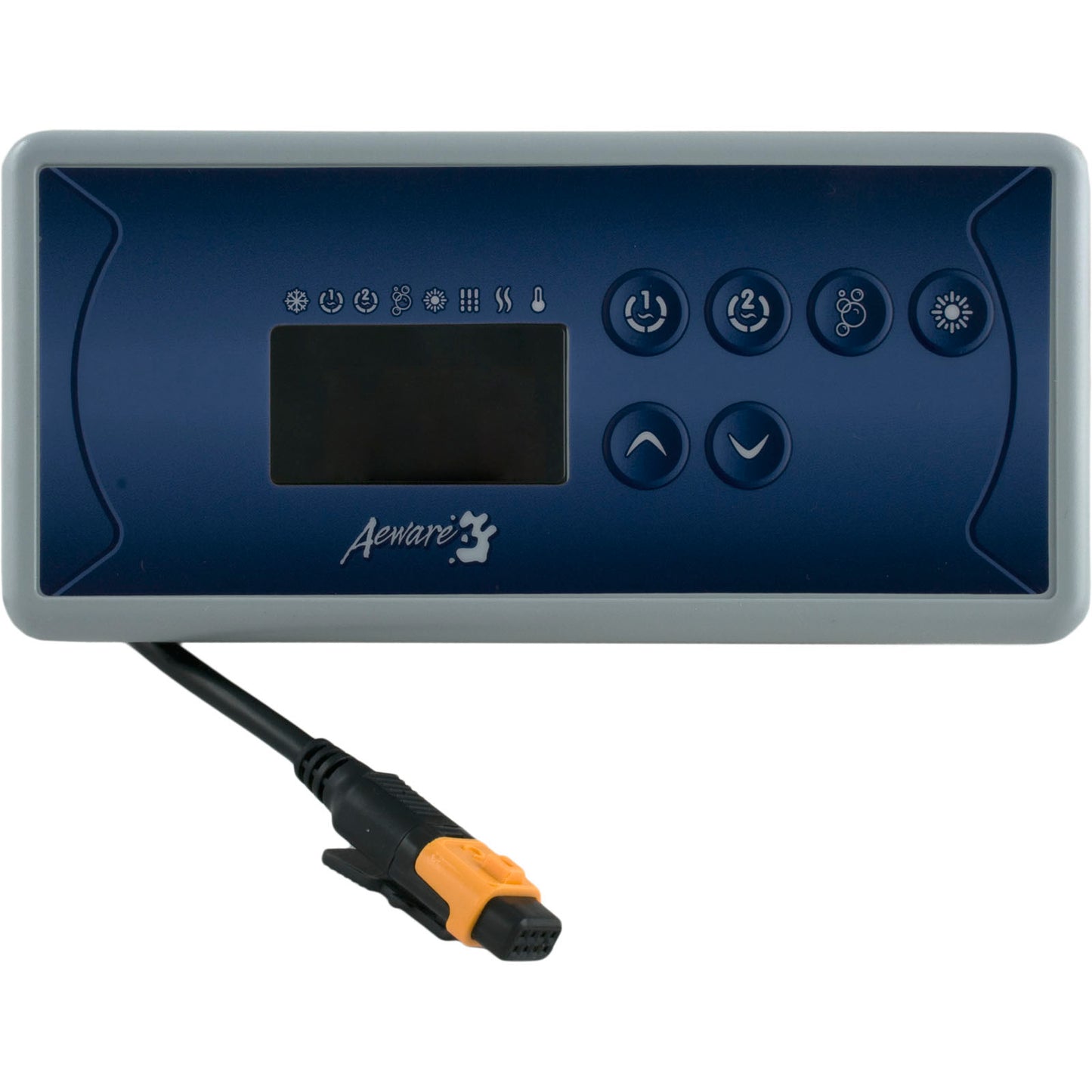 Parte superior, Gecko TSC-35-AE, 6 botones, 3 salidas, grabación grande