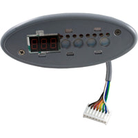 Topside, Gecko TSC-9/K-9, 4-Button, 1 or 2 Pump, Sm Oval, LED