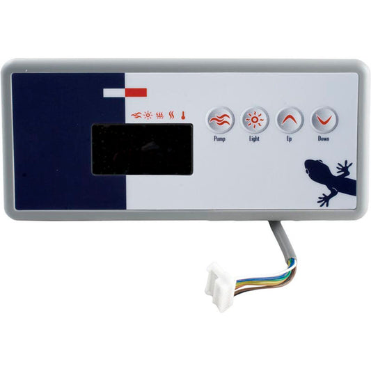 Parte superior, Gecko TSC-19, 4 botones, 1 bomba, gran recreación, LED