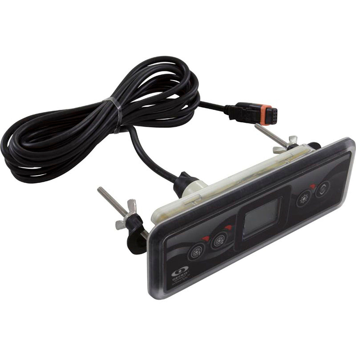 Topside, Gecko In.k300, 4Btn, P1/P2/Lt/Temp, w/Overlay, 10'Cord