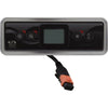 Topside, Gecko In.k300, 4Btn, P1/P2/Lt/Temp, w/Overlay, 10'Cord