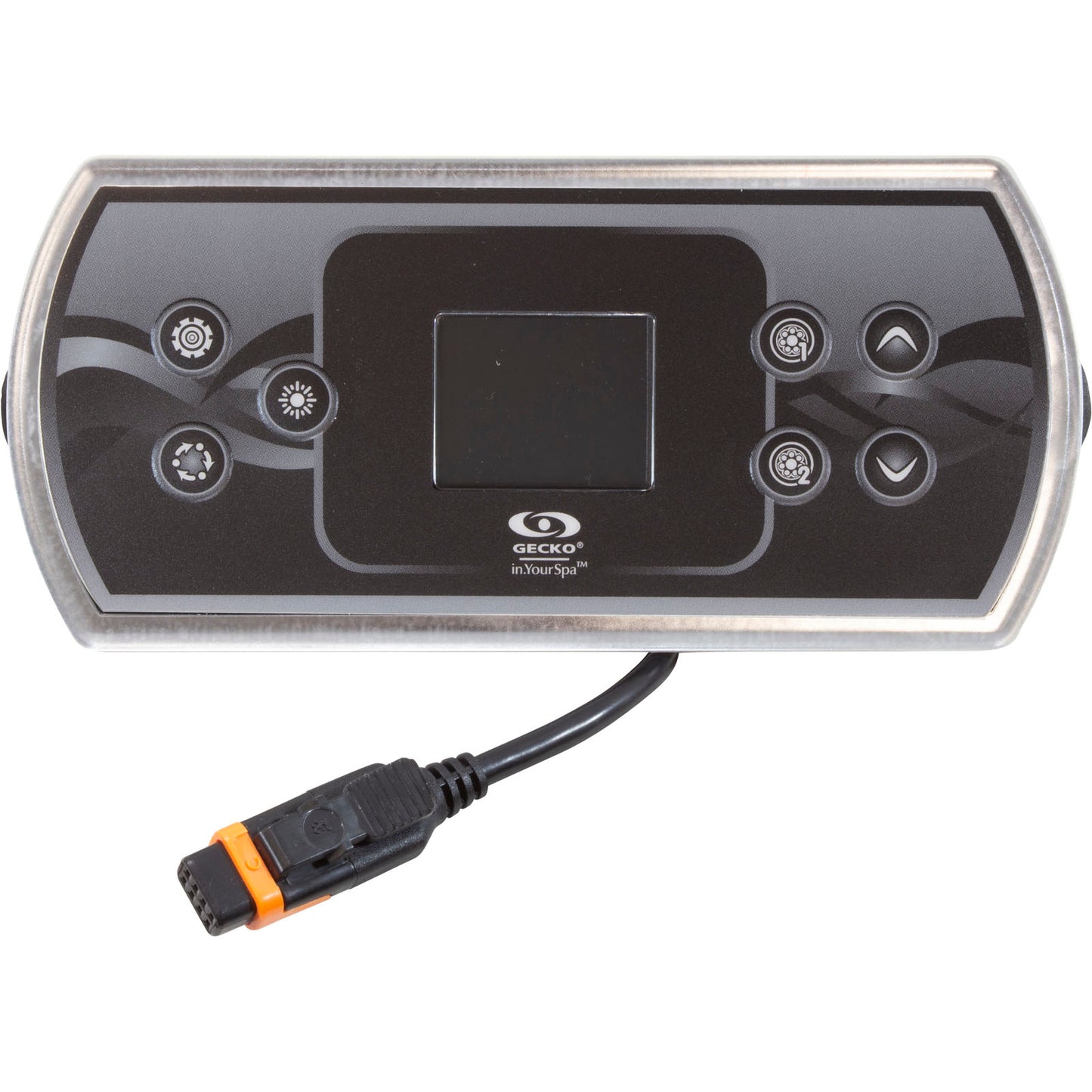 Topside, Gecko in.k500, 7 Buttons, Clear, with Overlay