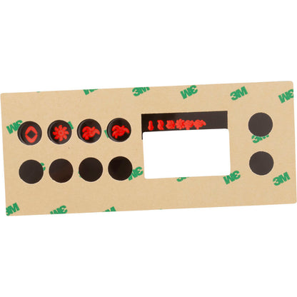 Overlay, Gecko K-19, 4 Button, P1, P2, Light