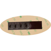 Overlay, Gecko TSC-9-GE1, 4 Button, P1, Light
