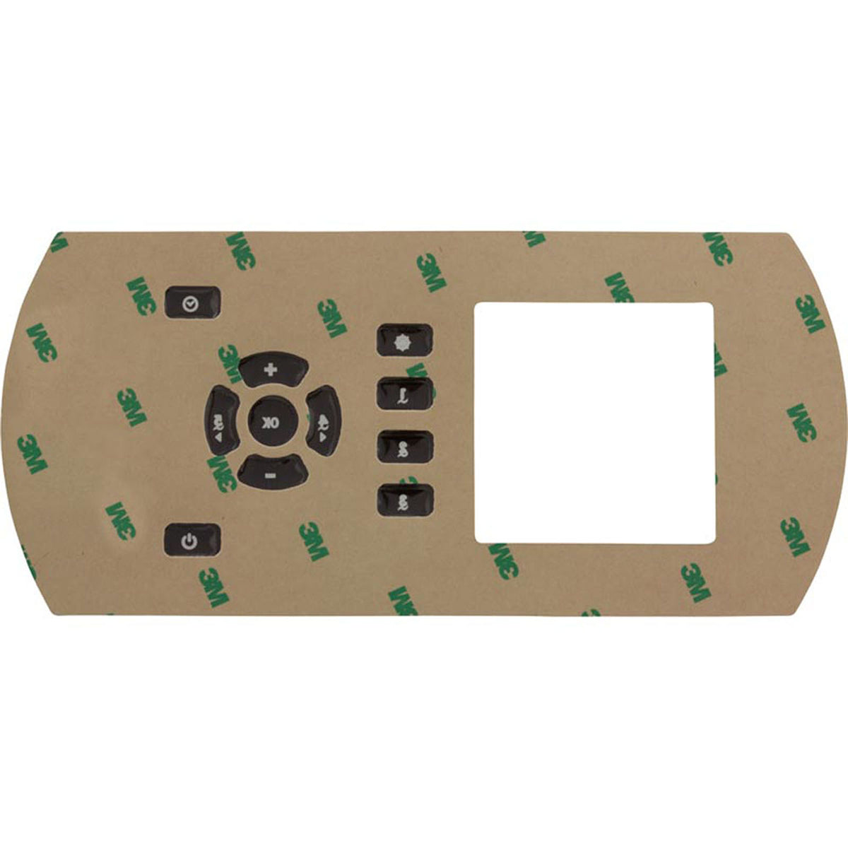Overlay, Gecko in.k600-AE1, 11 Button Holes
