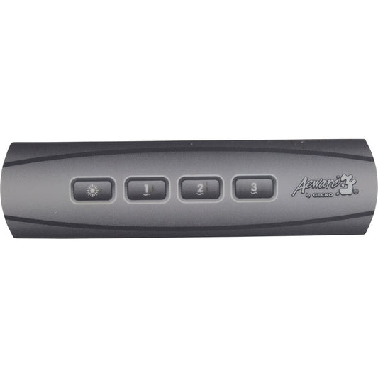 Overlay, Gecko in.k100 Aux, 4 Button Holes