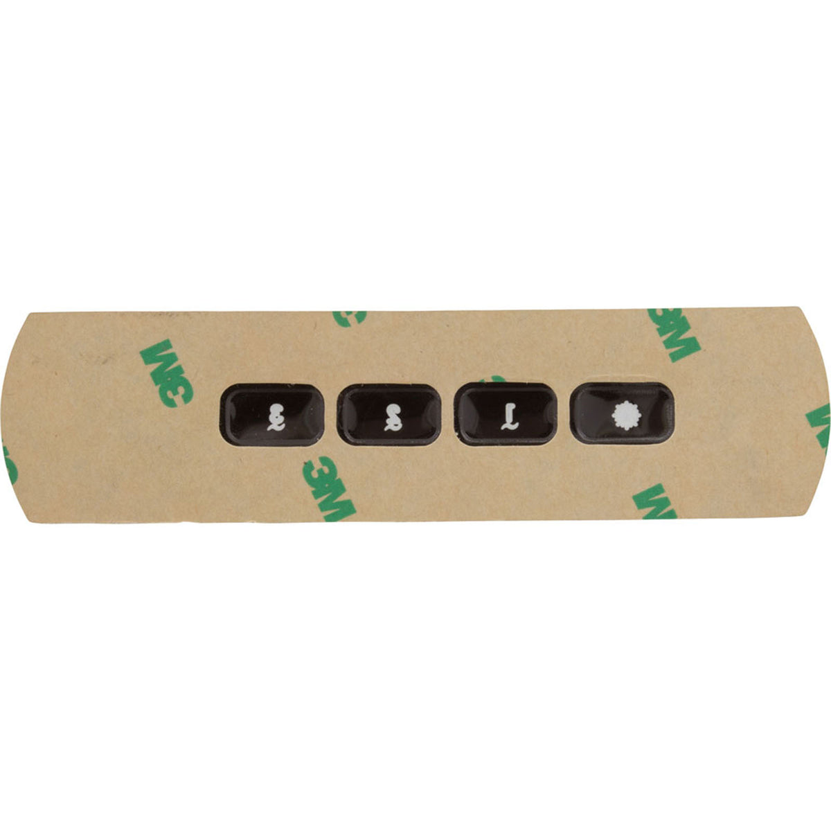 Overlay, Gecko in.k100 Aux, 4 Button Holes
