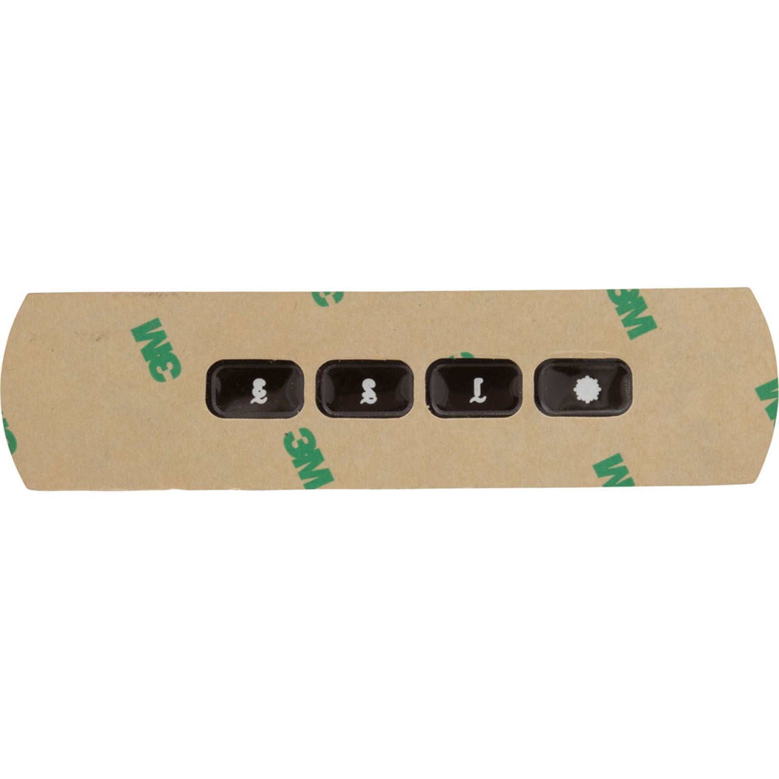 Overlay, Gecko in.k100 Aux, 4 Button Holes