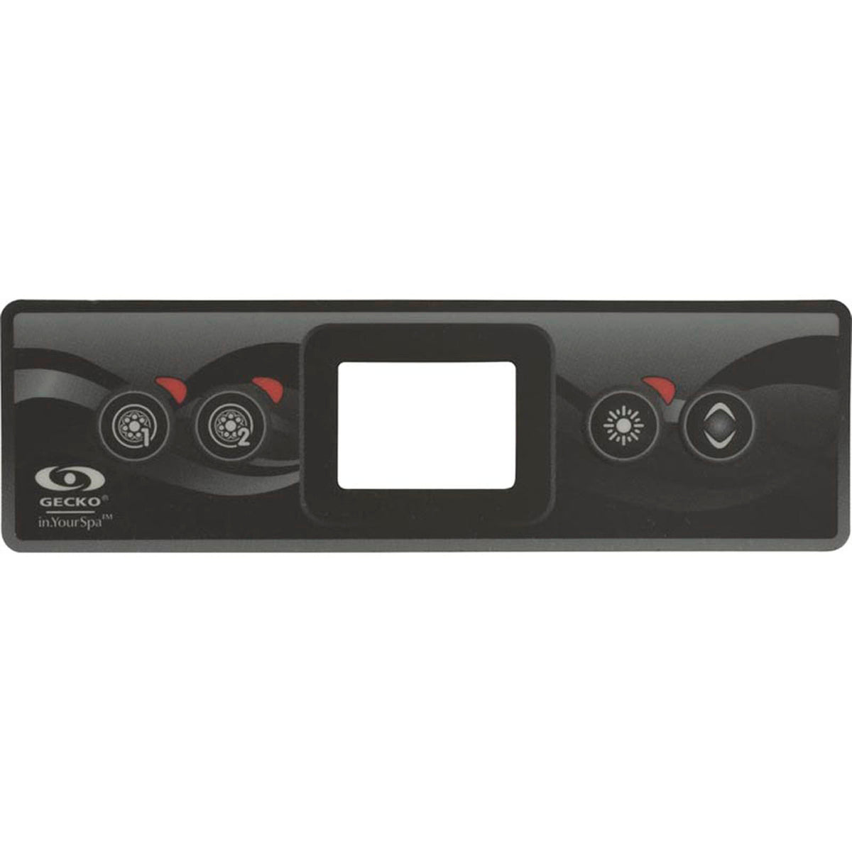 Overlay, Gecko In.k300, 4 Btn, P1, P2, Light, Temp