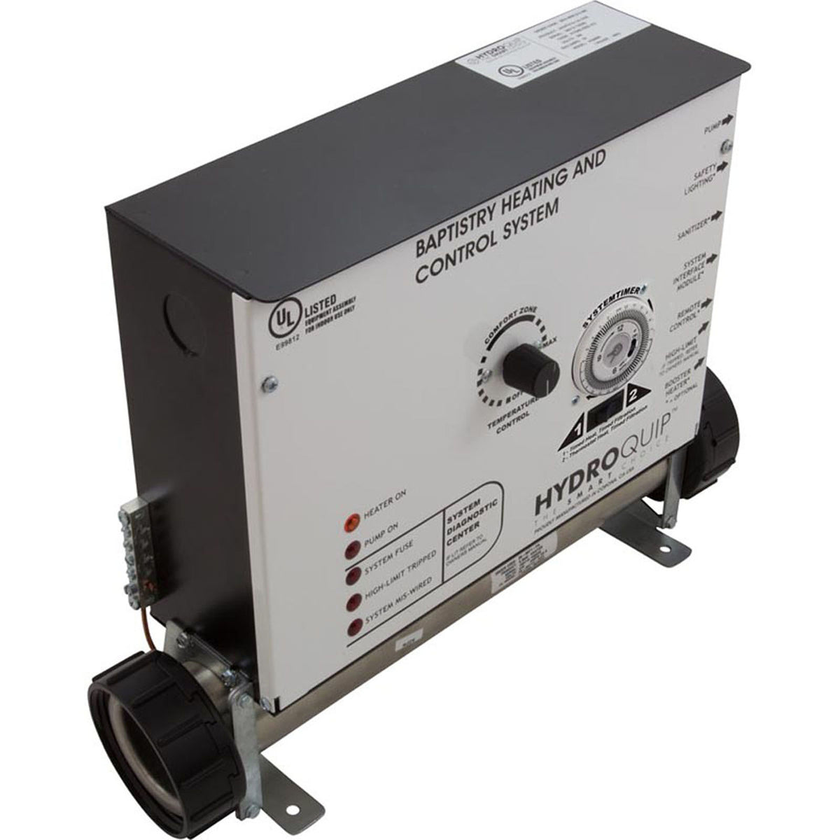 Baptismal System, H-Q BES-6000T, 5.5kW 230v, 0.75hp, w/Timer