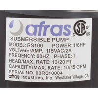 Portable Baptismal System, HQ PBES6040, 1/6hp, 4.0kW, 230v