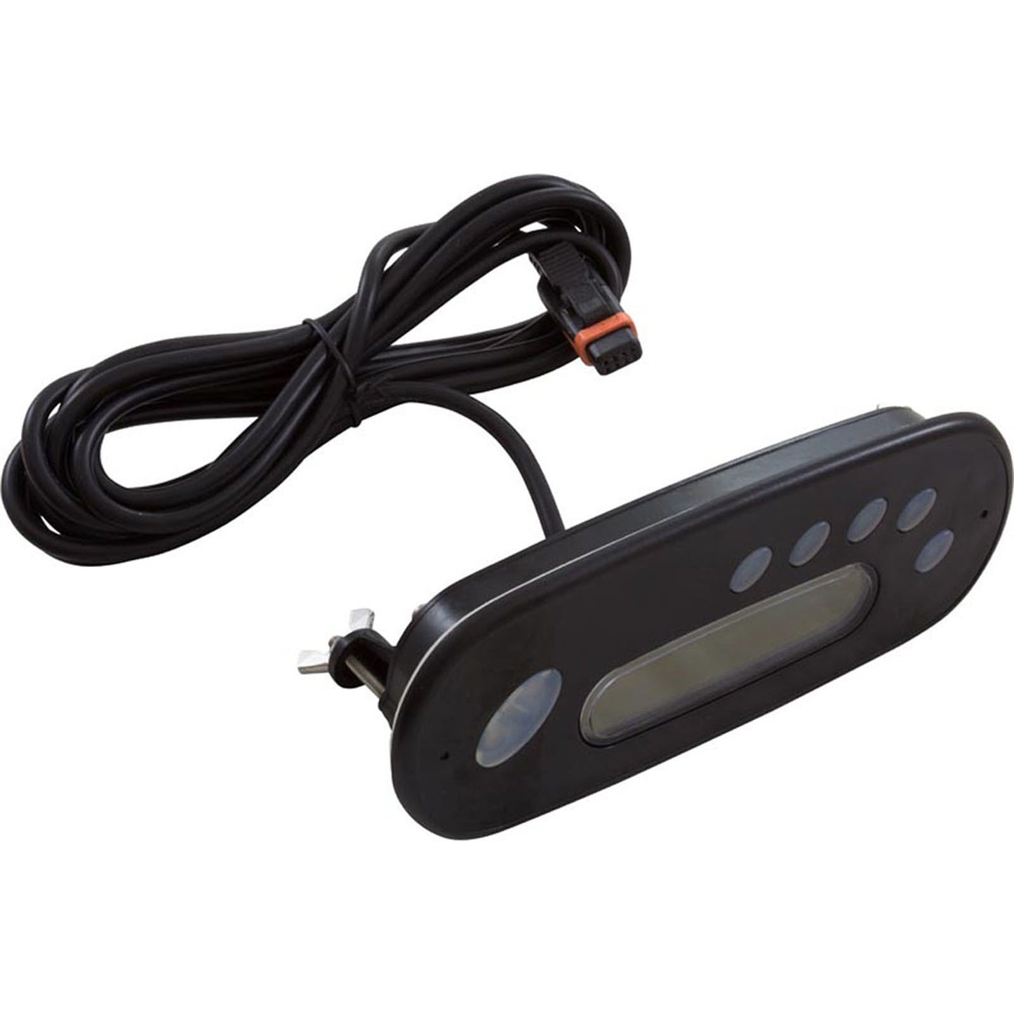 Parte superior, HQ-Gecko in.k450, 7 botones, 3 salidas, LCD, sin superposición