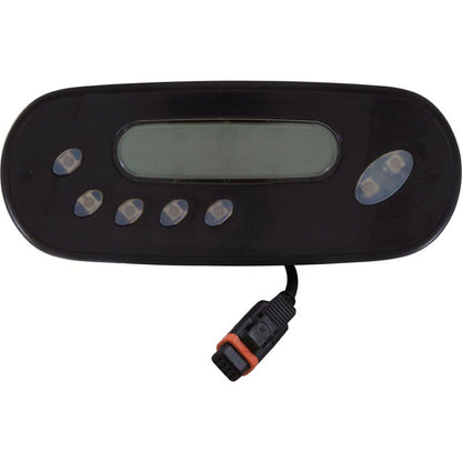 Parte superior, HQ-Gecko in.k450, 7 botones, 3 salidas, LCD, sin superposición