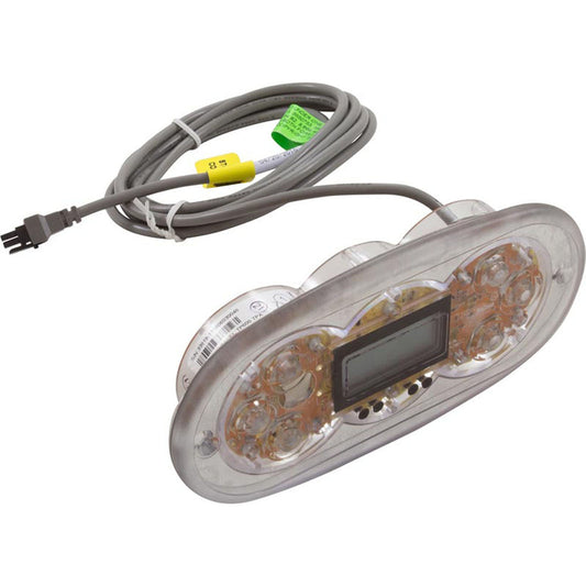 Parte superior, HQ-BWG TP600, 6 botones, LCD, sin superposición