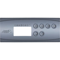 Overlay, Hydro-Quip, in.K35, 6 Button, P1, P2, Bl, Lt