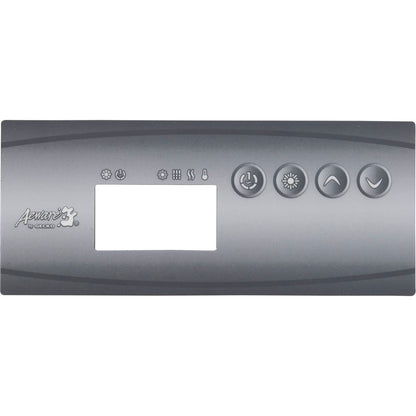 Superposición, Gecko en k19, 4 botones, P1, Lt, subir temperatura, bajar temperatura