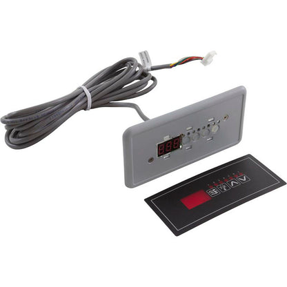 Parte superior, Hydro-Quip Eco 5, 4 botones, P1, Lt, Sm Rec, cable de 10 pies