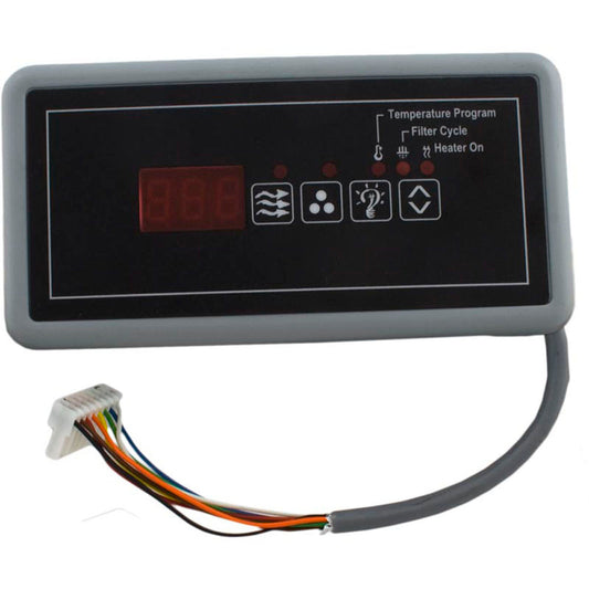 Topside, Hydro-Quip Eco 6, 4 boutons, P1, Lt, Aux, Sm Rec, cordon de 25 pieds