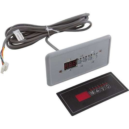 Topside, Hydro-Quip Eco 6, 4 boutons, P1, Lt, Aux, Sm Rec, cordon de 10 pieds