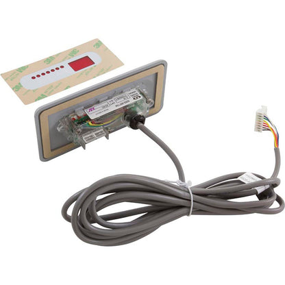 Topside, Hydro-Quip Eco 6, 4Button, P1, Lt, Aux, Sm Rec, 10ft Cord