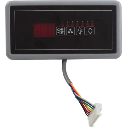 Topside, Hydro-Quip Eco 6, 4Button, P1, Lt, Aux, Sm Rec, 10ft Cord