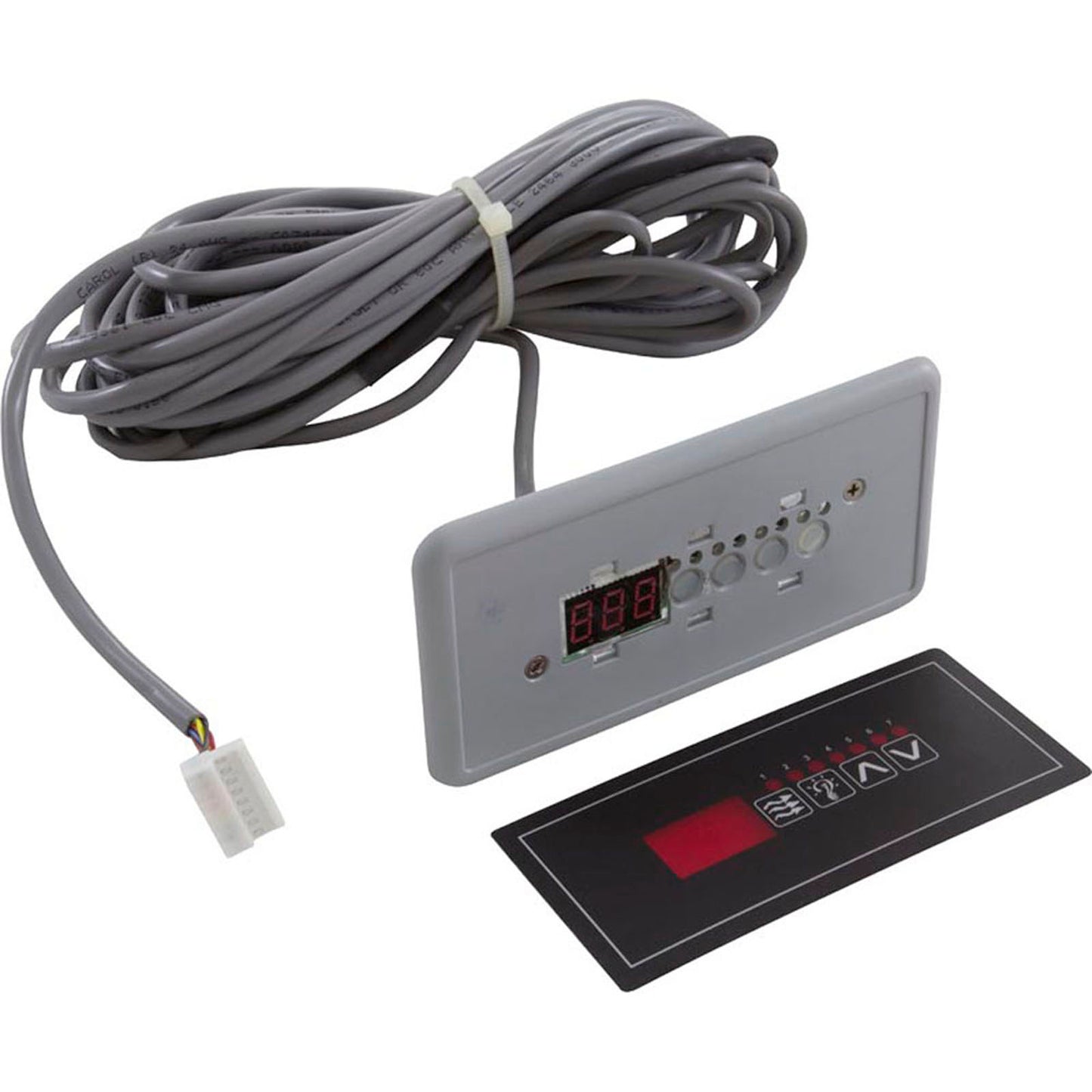 Parte superior, Hydro-Quip Eco 5, 4 botones, P1, Lt, Sm Rec, cable de 25 pies