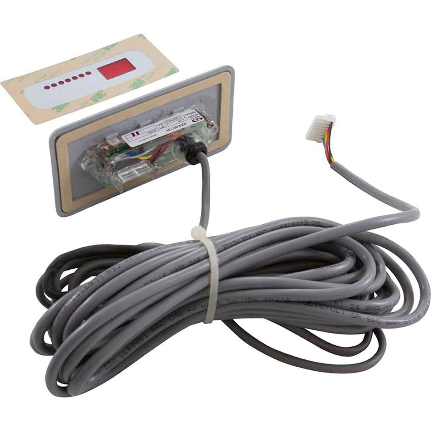 Parte superior, Hydro-Quip Eco 5, 4 botones, P1, Lt, Sm Rec, cable de 25 pies