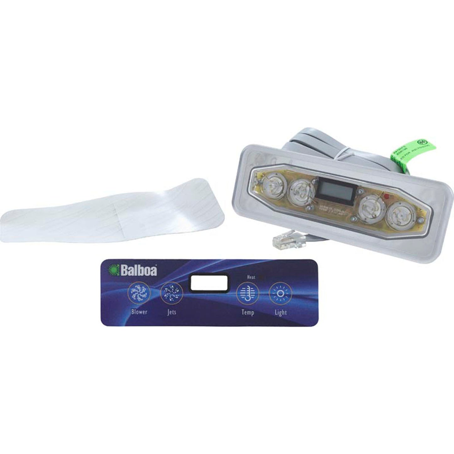 Parte superior, Hydro-Quip Eco 401, P1/Bl/Lt/Temp, Rectángulo, 7 pies, LCD