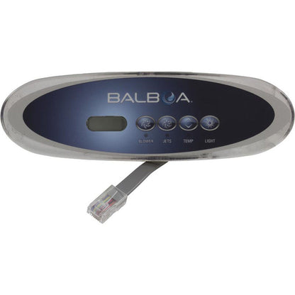 Topside, BWG VL260, 4 Btn, Oval, LCD, 10ft, w/Overlay, Gray