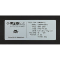 Control, Hydro-Quip PS6703BP-HS30, P1, P2, Bl, Oz, Lt, 4.0kW, TP600