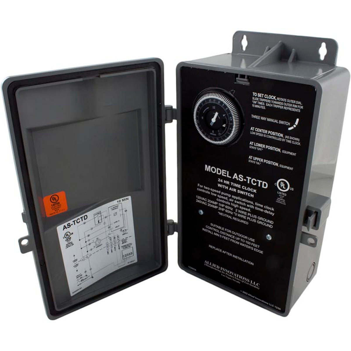 Control, Len Gordon AS, 115v/230v, Time Clock w/Time Delay