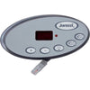 Topside, Jacuzzi J-300 LED Series, 5 Button, P1, P2, Lt