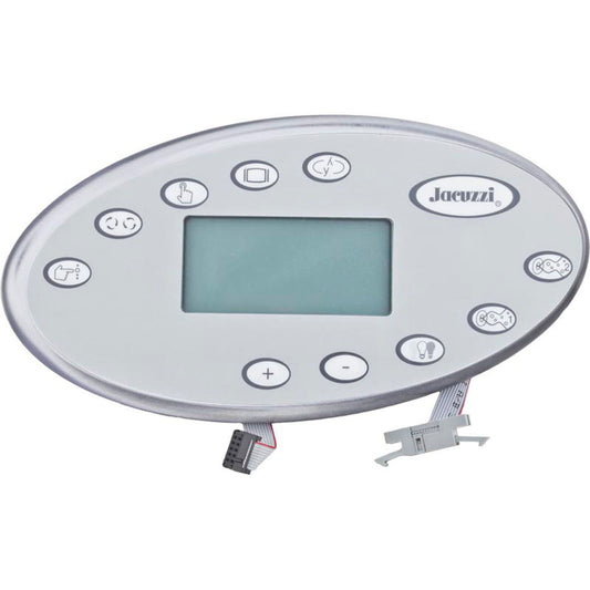 Parte superior, LCD de jacuzzi de 60 Hz, 10 botones, P1, P2, negro, oz, 2002-2006