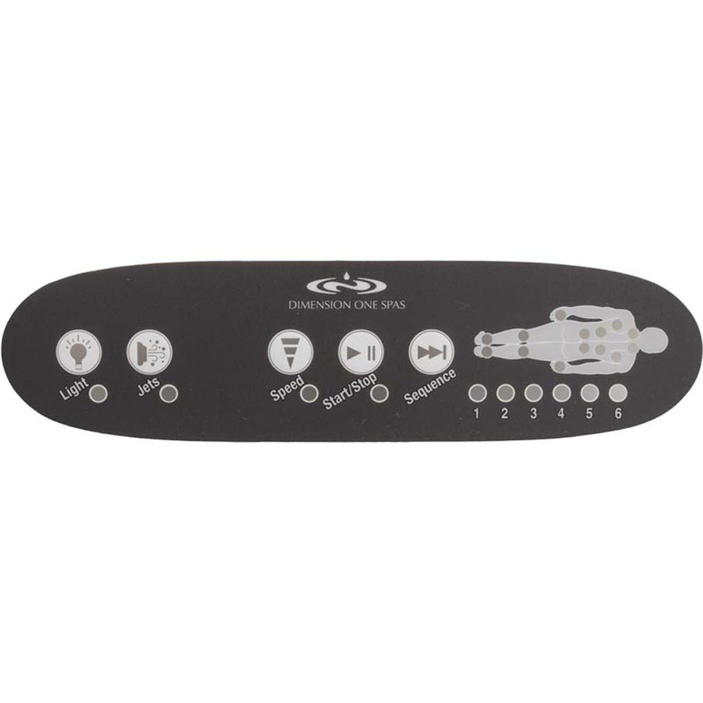 Superposición, Dimension One, TSC-42, 5 botones, gris