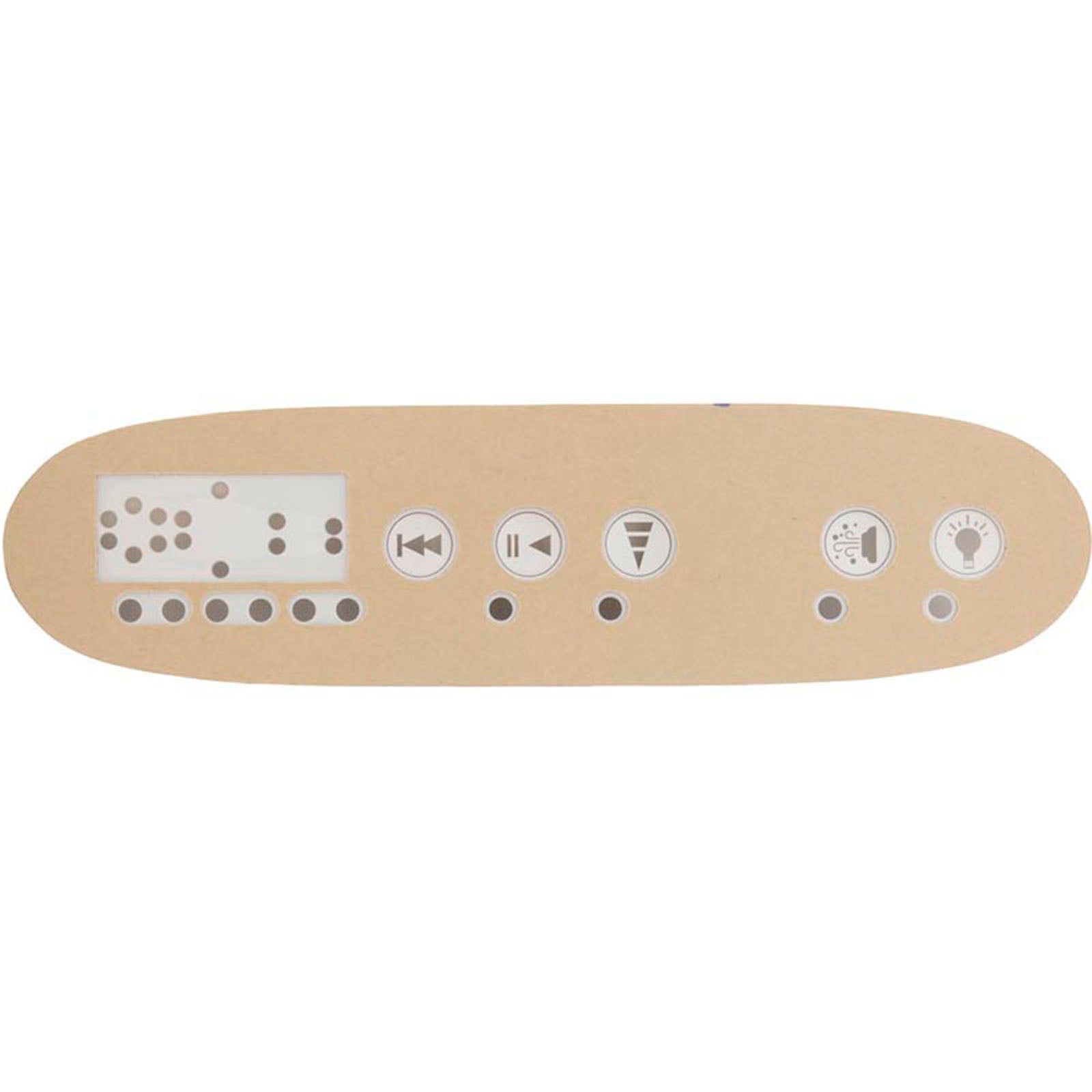 Overlay, Dimension One, TSC-42, 5 Button, Gray