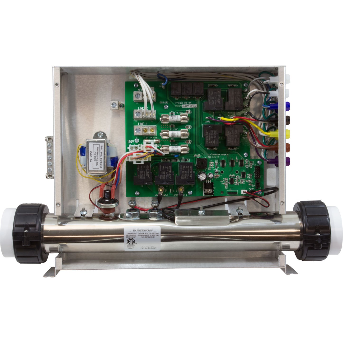 Control, United Spas CB, Bottom Mount Heater