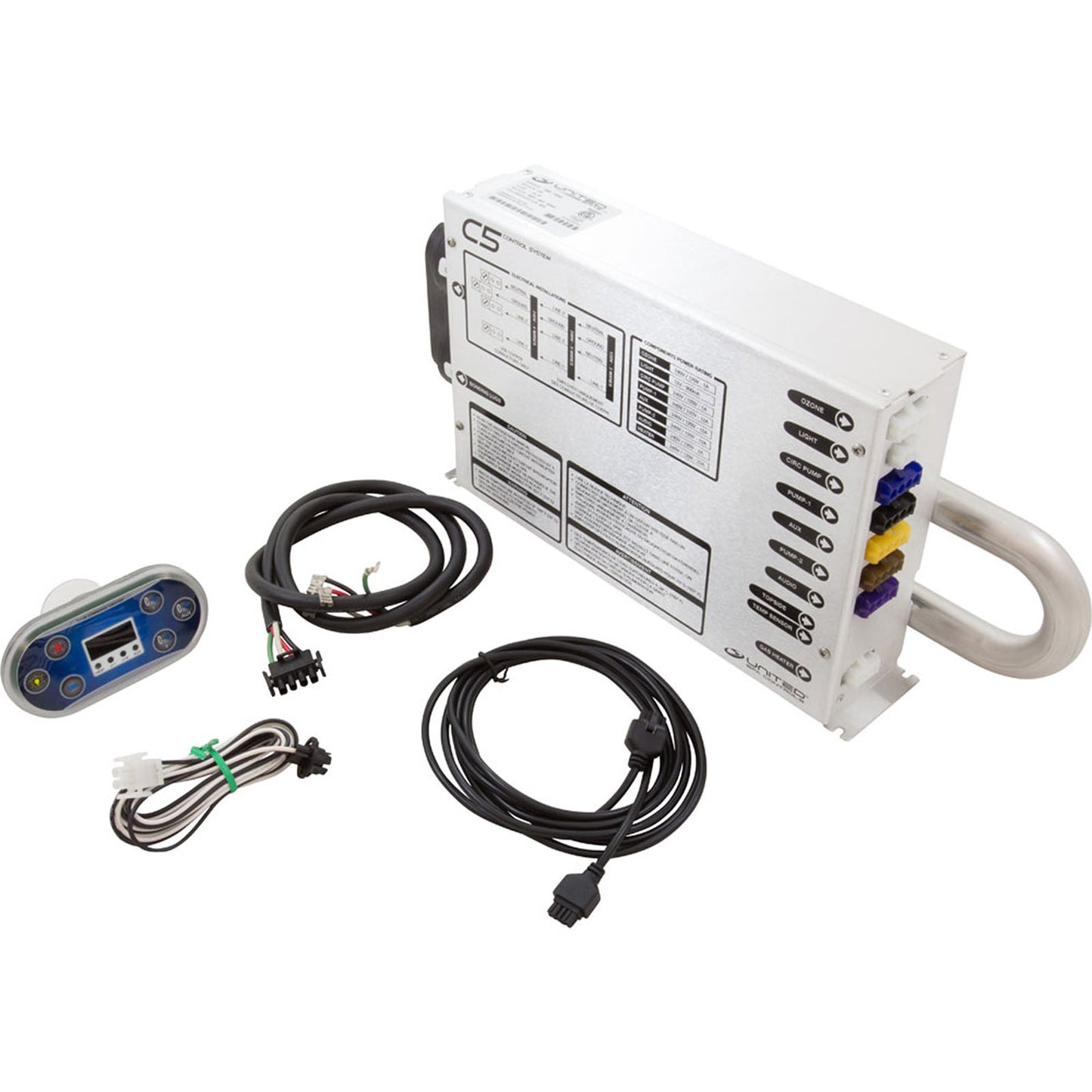 Control, United Spas C5-L Low Flow,P1,P2,Aux,CP,115/230v,T7S