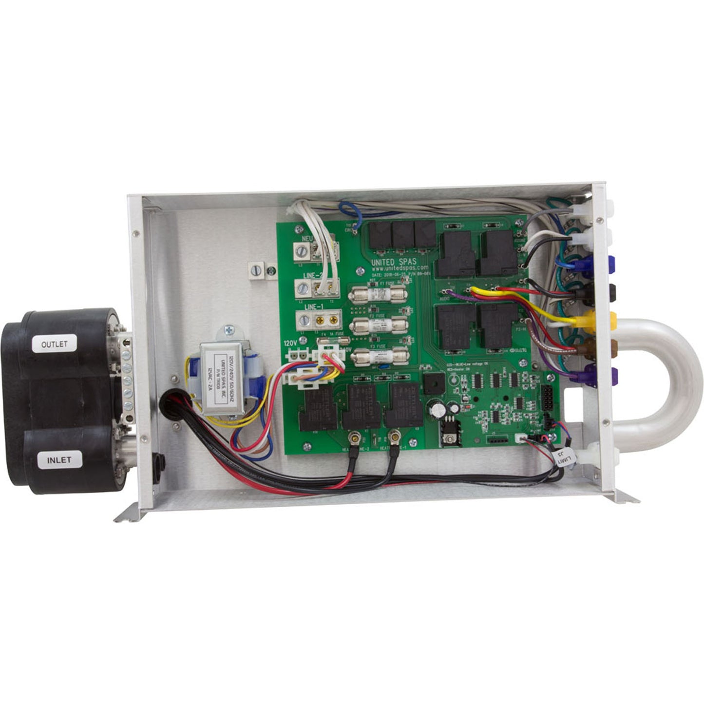 Control, United Spas C5-L Low Flow,P1,P2,Aux,CP,115/230v,T7S