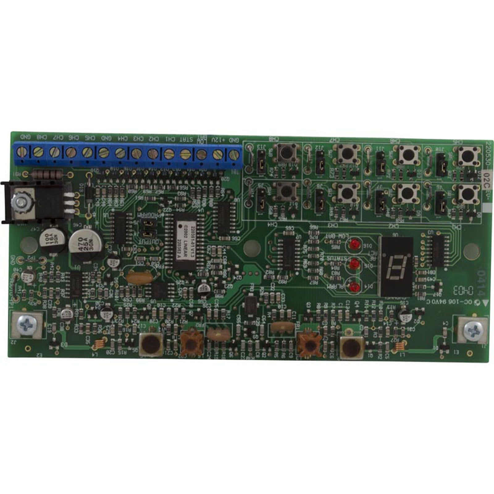 Receiver, Jacuzzi Mastermind DXSR-1508, 8 Channel – PST Pool Supplies