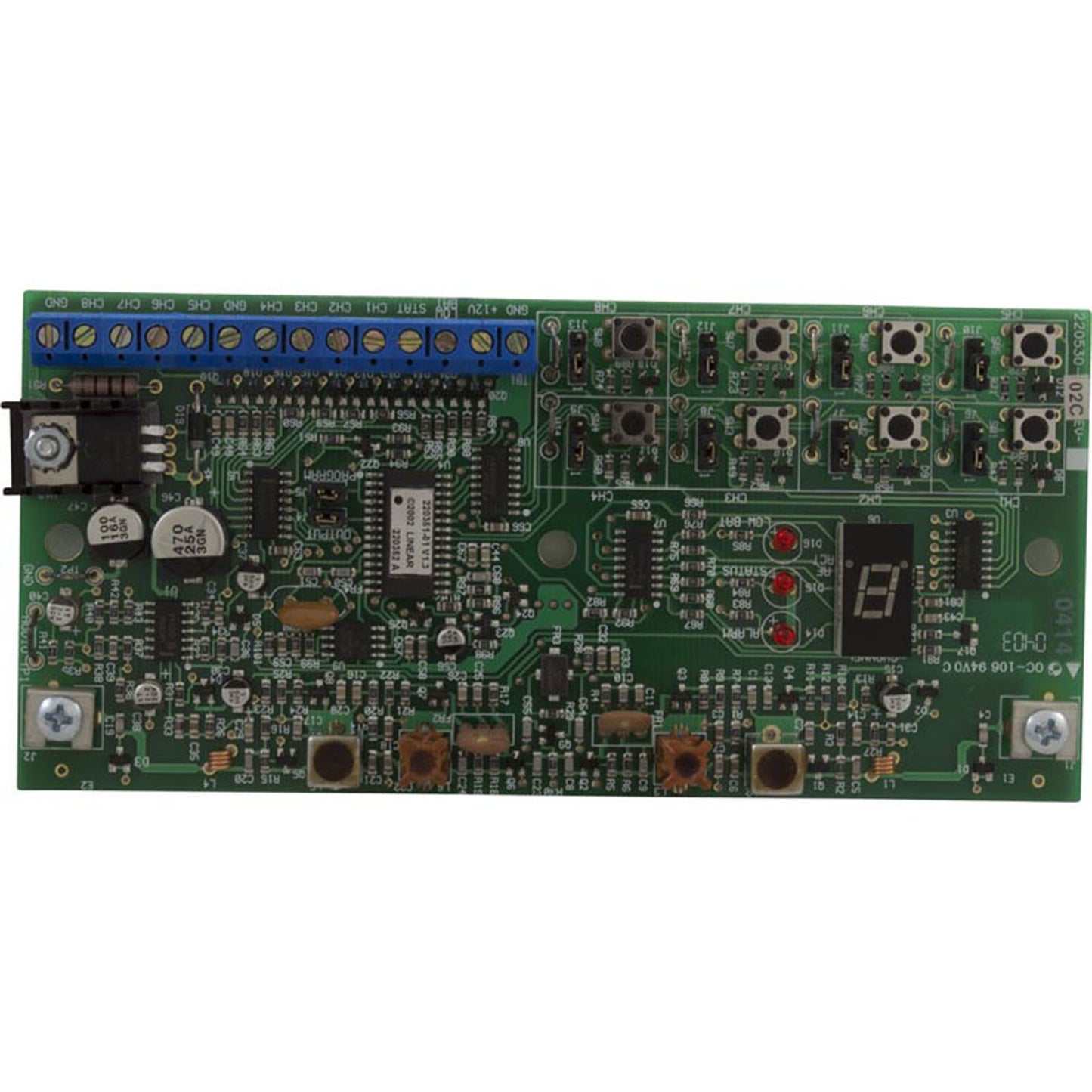 Receiver, Jacuzzi Mastermind DXSR-1508, 8 Channel