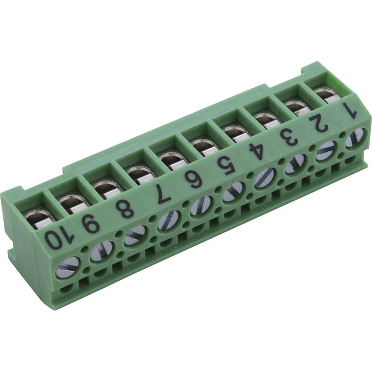 Terminal Bar, Zodiac Jandy AquaLink RS, 10-pin, Green