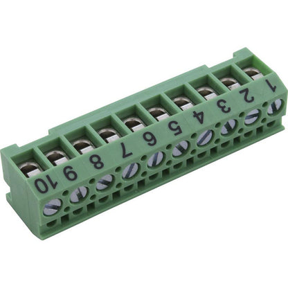 Barrette de connexion, Zodiac Jandy AquaLink RS, 10 broches, verte