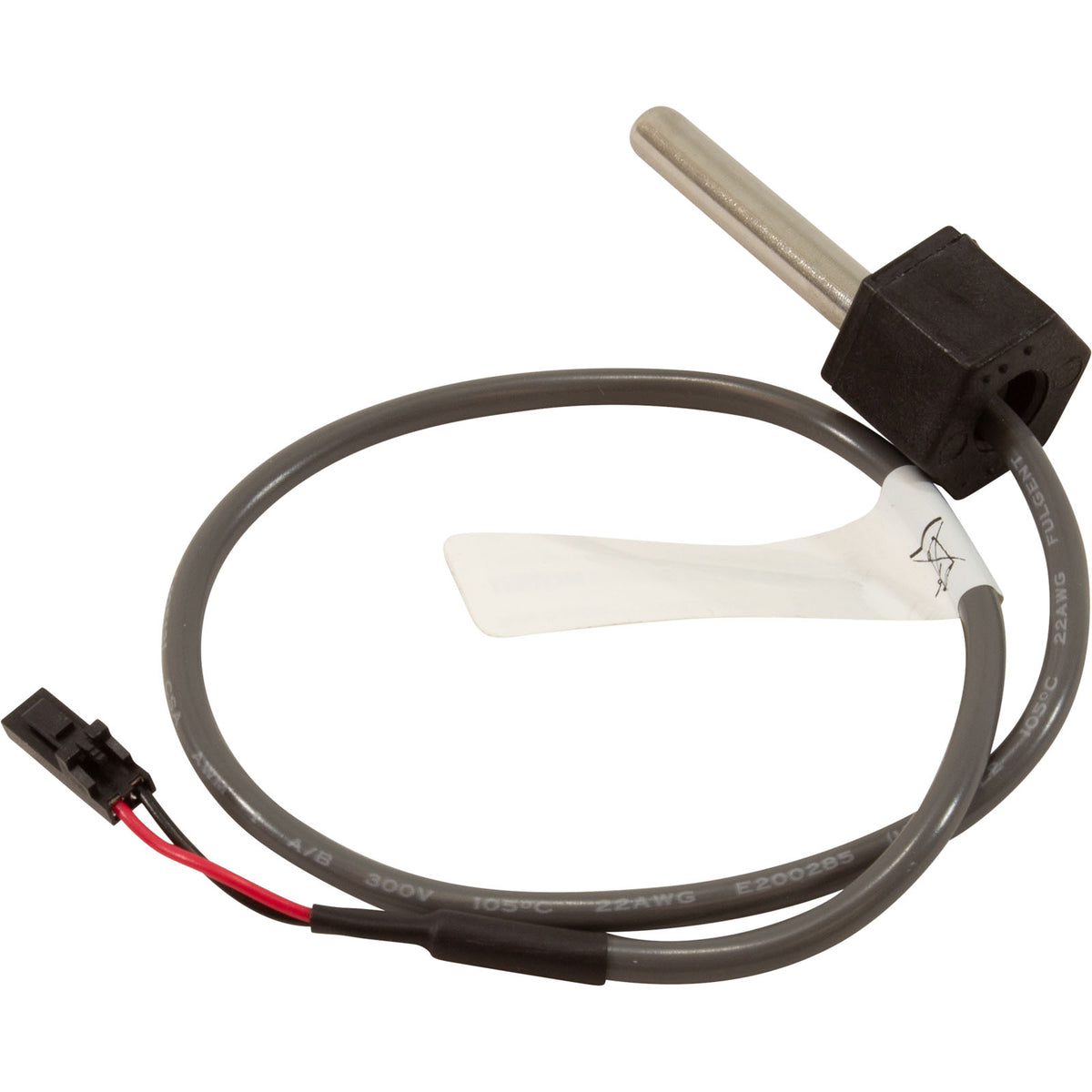 Sensor, Balboa M7, 12" Temp/Hi Limit, 1/4" Diameter, 2-pin