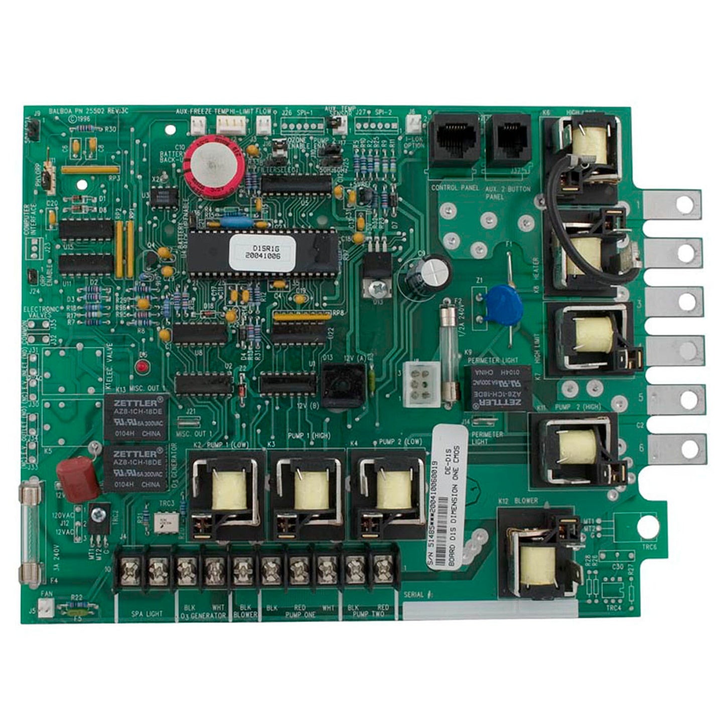 PCB, Dimension One, D1SR, Serial Deluxe, con conector telefónico