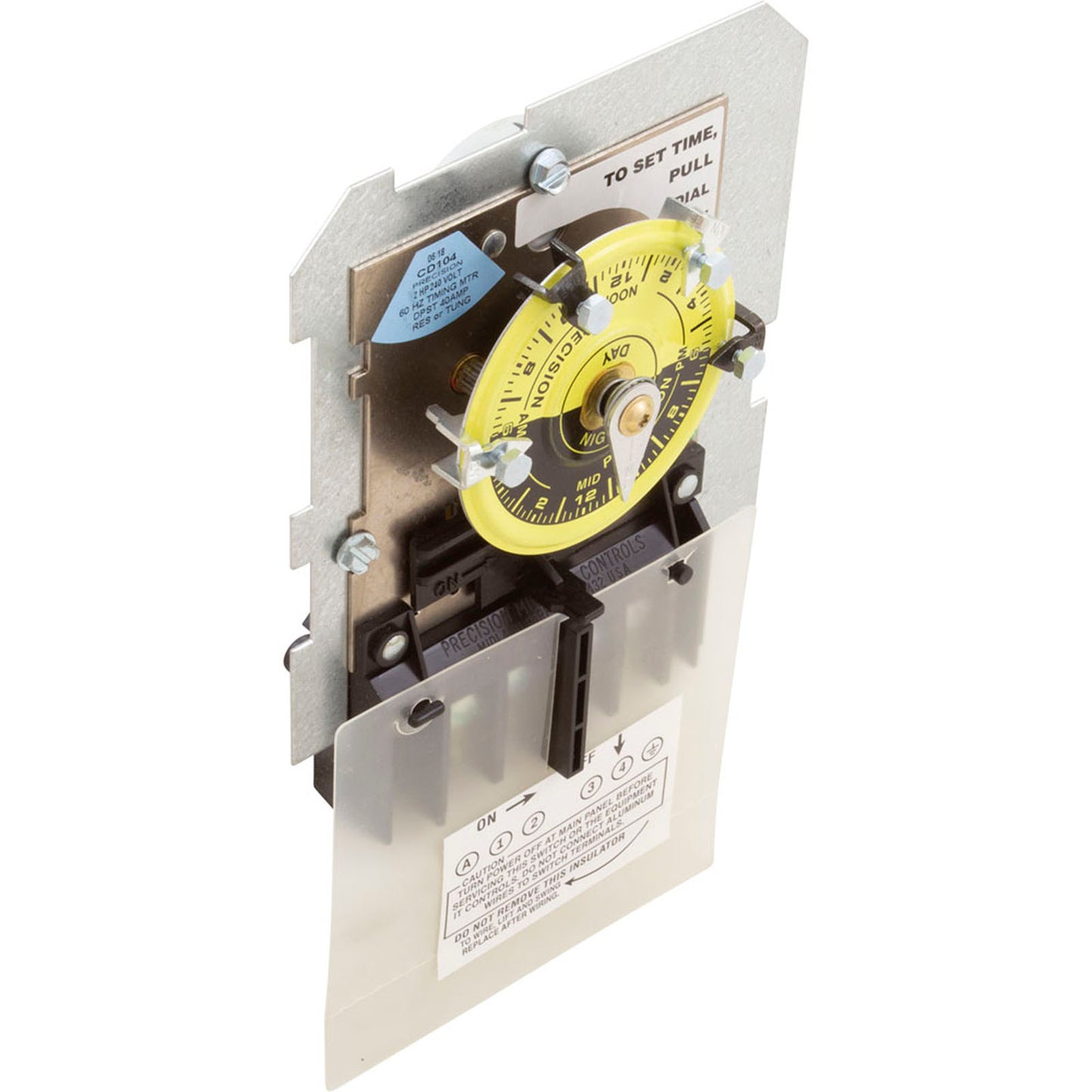 Timer Mechanism, PM Controls, Intermatic Repl, 240v, DPST, 24hr
